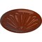Ekena Millwork Brontes Ceiling Medallion (Fits Canopies up to 3 5/8"), Hand-Painted Firebrick, 25 1/2"OD x 5 1/2"P CM25BRFIF - alternate 3
